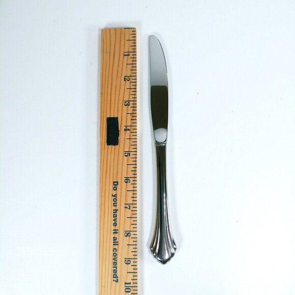 Vintage Oneida Distinction Deluxe Rembrandt Dinner Knife Butter/Jam Spreader New - Picture 3 of 6
